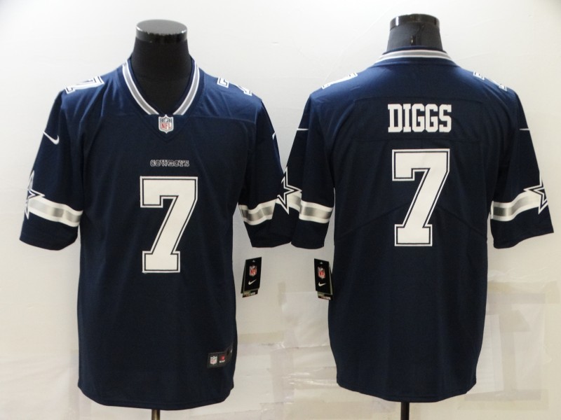 Men's Dallas Cowboys Trevon Diggs #7 Navy Jersey